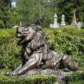 New Products life size antique bronze lion animal statue